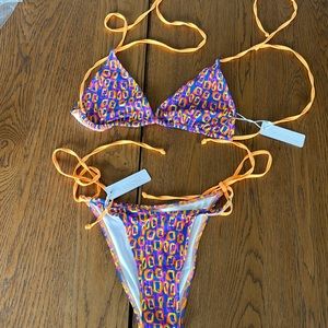 BRIGHT SWIMWEAR patterned bikini